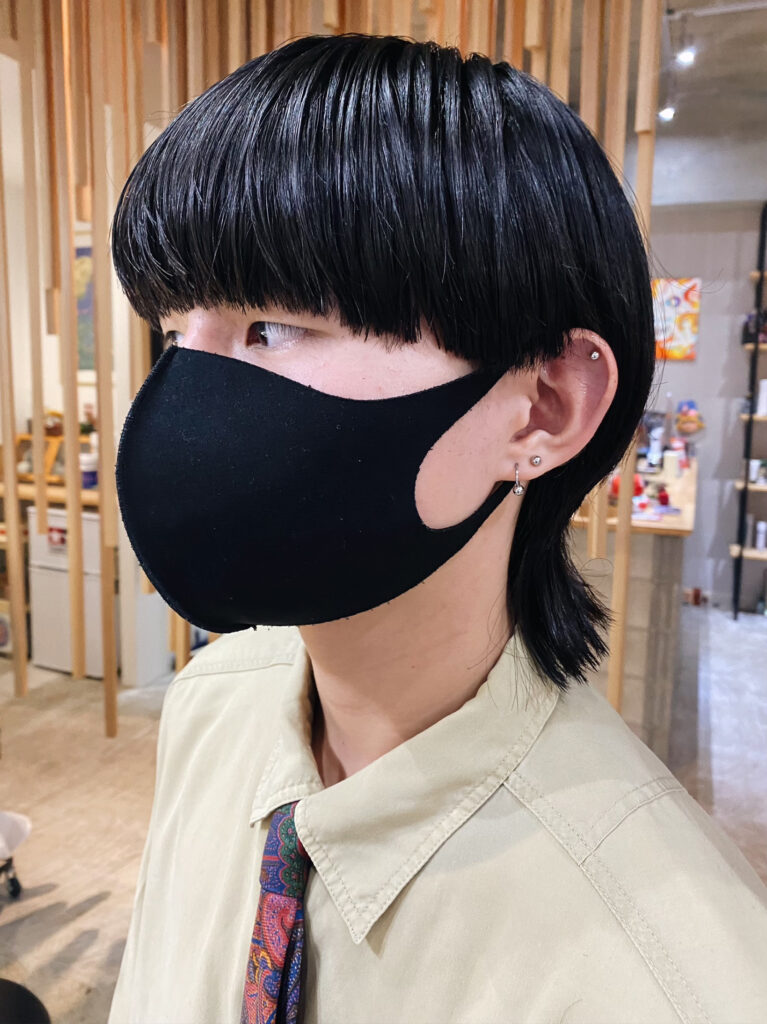 メンズマッシュウルフ Mens ゑがく